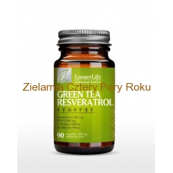 Zielona Herbata & Resweratrol Synergy Ekstrakt 90 kapusłek Longer Life